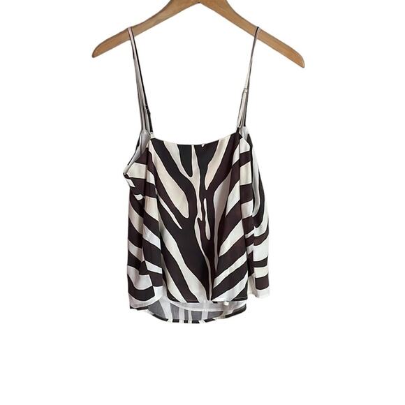 Mara Hoffman Zebra Tank Top Cream Brown Multi - Picture 4 of 16